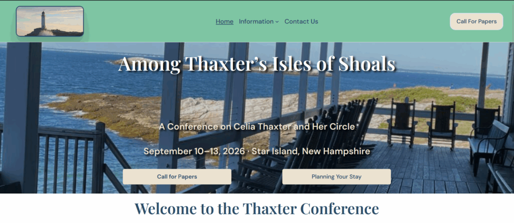 Thaxter Conference home page